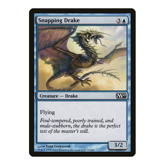 Snapping Drake (M10) #72 Common (Moderately Played) Magic 2010 (M10) Magic: The Gathering: 2009