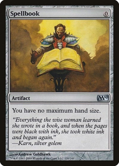 Spellbook (M10) #220 Uncommon (Lightly Played) Magic 2010 (M10) Magic: The Gathering: 2009