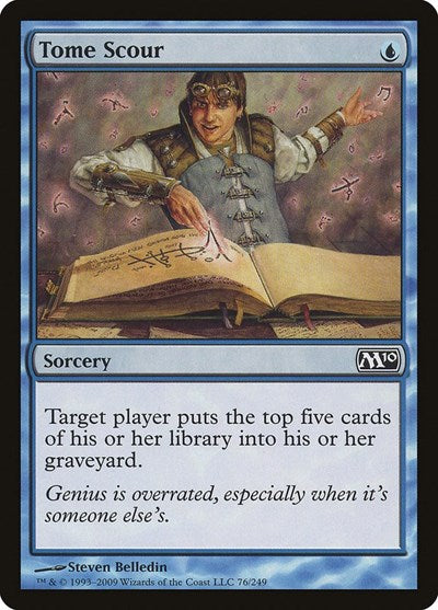 Tome Scour (M10) #76 Common Magic 2010 (M10) Magic: The Gathering: 2009