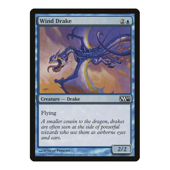Wind Drake (M10) #81 Common (Lightly Played) Magic 2010 (M10) Magic: The Gathering: 2009