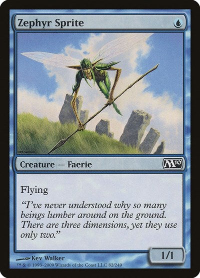 Zephyr Sprite (M10) #82 Common Magic 2010 (M10) Magic: The Gathering: 2009