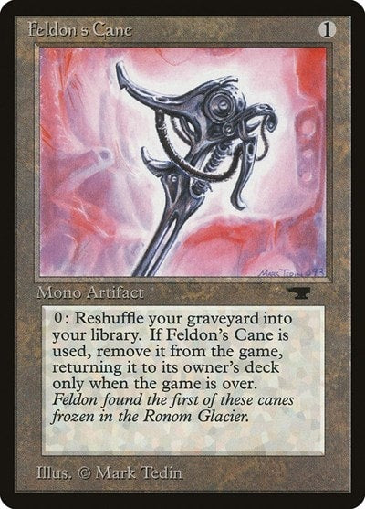 Feldon's Cane (ATQ) #50 Uncommon (Moderately Played) Antiquities Magic: The Gathering: 1994