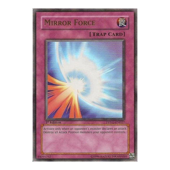 Mirror Force (DPYG) #DPYG-EN027 Ultra Rare (1st Edition Near Mint) Duelist Pack: Yugi YuGiOh: 2009
