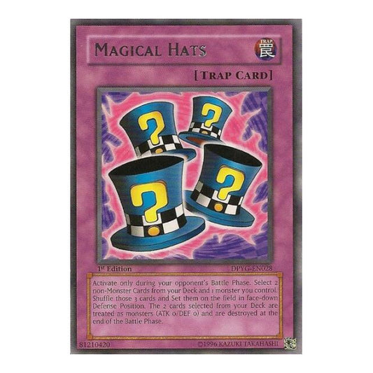 Magical Hats (DPYG) #DPYG-EN028 Rare (1st Edition Near Mint) Duelist Pack: Yugi YuGiOh: 2009