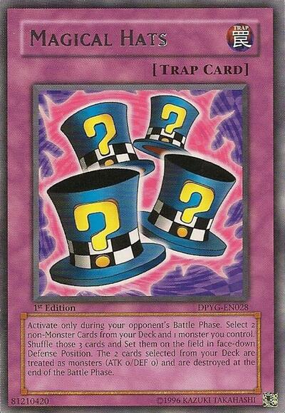 Magical Hats (DPYG) #DPYG-EN028 Rare (1st Edition Near Mint) Duelist Pack: Yugi YuGiOh: 2009