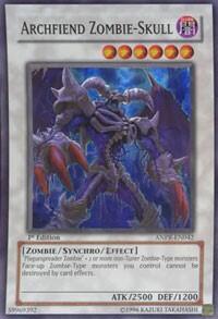 Archfiend Zombie Skull (ANPR) #ANPR-EN042 Super Rare (Unlimited Near Mint) Ancient Prophecy YuGiOh: 2009