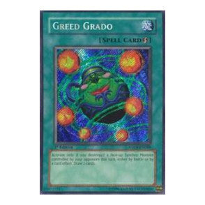 Greed Grado (ANPR) #ANPR-EN088 Secret Rare (Unlimited Damaged) Ancient Prophecy YuGiOh: 2009