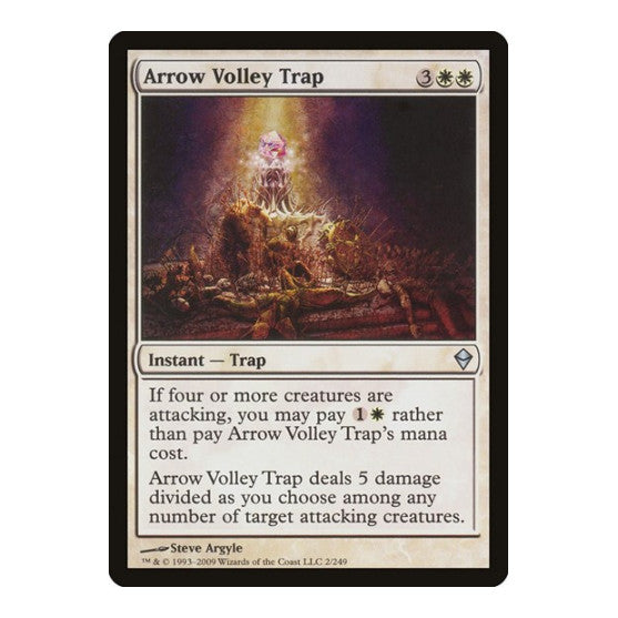 Arrow Volley Trap (ZEN) #2 Uncommon (Foil Lightly Played) Zendikar Magic: The Gathering: 2009