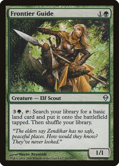Frontier Guide (ZEN) #161 Uncommon (Lightly Played) Zendikar Magic: The Gathering: 2009