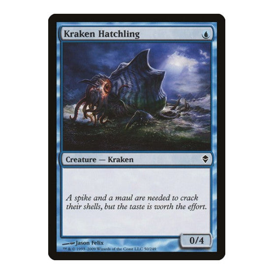 Kraken Hatchling (ZEN) #50 Common (Lightly Played) Zendikar Magic: The Gathering: 2009