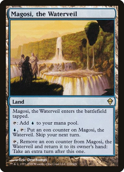 Magosi the Waterveil (ZEN) #218 Rare (Lightly Played) Zendikar Magic: The Gathering: 2009