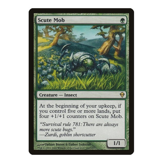 Scute Mob (ZEN) #182 Rare (Moderately Played) Zendikar Magic: The Gathering: 2009