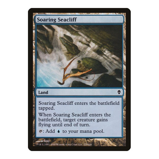 Soaring Seacliff (ZEN) #225 Common (Lightly Played) Zendikar Magic: The Gathering: 2009