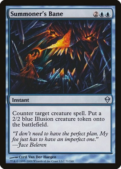 Summoners Bane (ZEN) #71 Uncommon Zendikar Magic: The Gathering: 2009