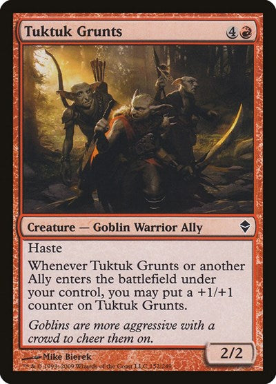 2009 Magic: Zendikar (ZEN) - Tuktuk Grunts (#152, Common)