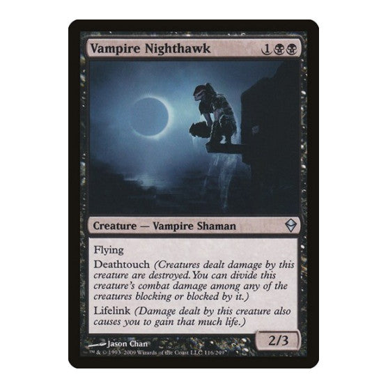 Vampire Nighthawk (ZEN) #116 Uncommon Zendikar Magic: The Gathering: 2009