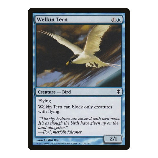 Welkin Tern (ZEN) #76 Common (Lightly Played) Zendikar Magic: The Gathering: 2009