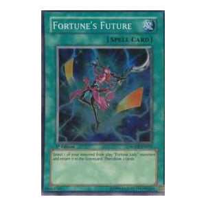 Fortune's Future (SOVR) #SOVR-EN051 Super Rare (1st Edition Lightly Played) Stardust Overdrive YuGiOh: 2009