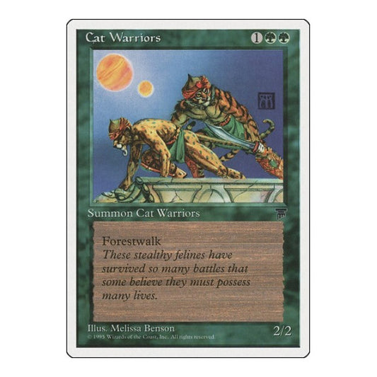 Cat Warriors (CHR) #58 Common Chronicles Magic: The Gathering: 1995