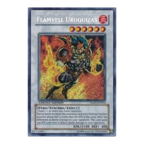 Flamvell Uruquizas (HA01) #HA01-EN024 Secret Rare (Limited Damaged) Hidden Arsenal YuGiOh: 2009