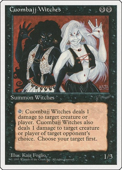 Cuombajj Witches (CHR) #31 Common (Heavily Played) Chronicles Magic: The Gathering: 1995