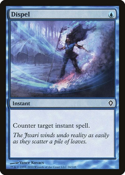 Dispel (WWK) #26 Common Worldwake Magic: The Gathering: 2010