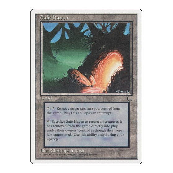 Safe Haven (CHR) #113 Rare (Lightly Played) Chronicles Magic: The Gathering: 1995