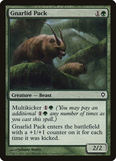 2010 Magic: Worldwake (WWK) - Gnarlid Pack (#101, Common) (Moderately Played)
