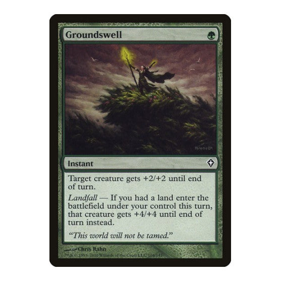 Groundswell (WWK) #104 Common Worldwake Magic: The Gathering: 2010