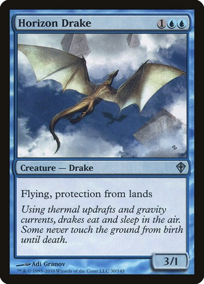 Horizon Drake (WWK) #30 Uncommon (Lightly Played) Worldwake Magic: 2010