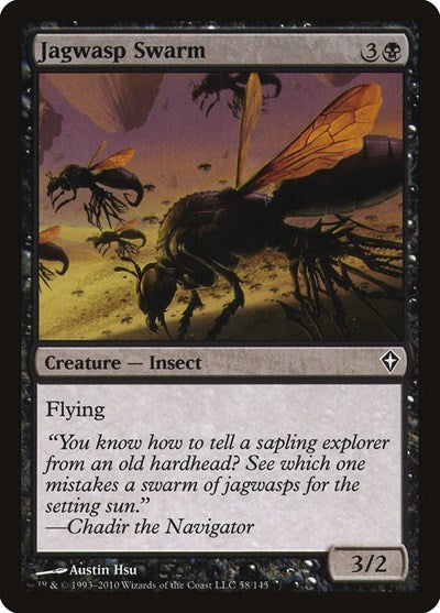 Jagwasp Swarm (WWK) #58 Common Worldwake Magic: The Gathering: 2010