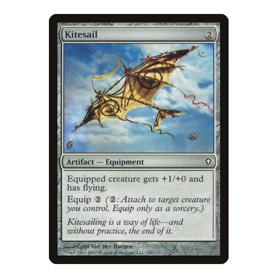 Kitesail (WWK) #126 Common (Heavily Played) Worldwake Magic: The Gathering: 2010