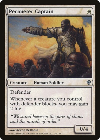 Perimeter Captain (WWK) #16 Uncommon Worldwake Magic: 2010