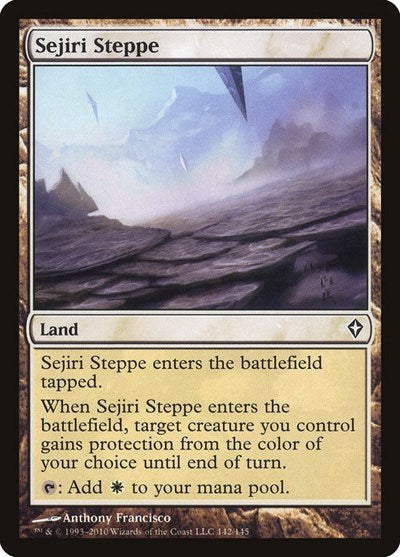 Sejiri Steppe (WWK) #142 Common Worldwake Magic: The Gathering: 2010