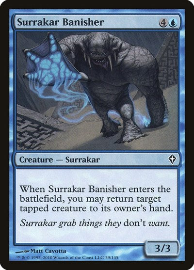 2010 Magic: Worldwake (WWK) - Surrakar Banisher (#39, Common) (Moderately Played)