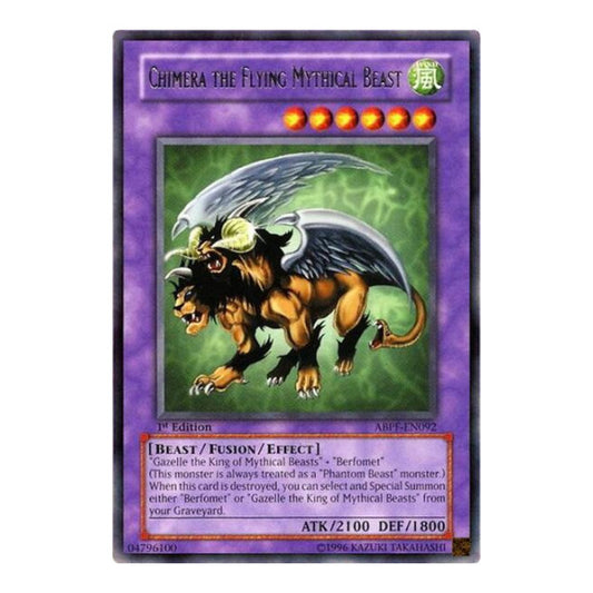 Chimera the Flying Mythical Beast (ABPF) #ABPF-EN092 Rare (Unlimited Near Mint) Absolute Powerforce YuGiOh: 2010