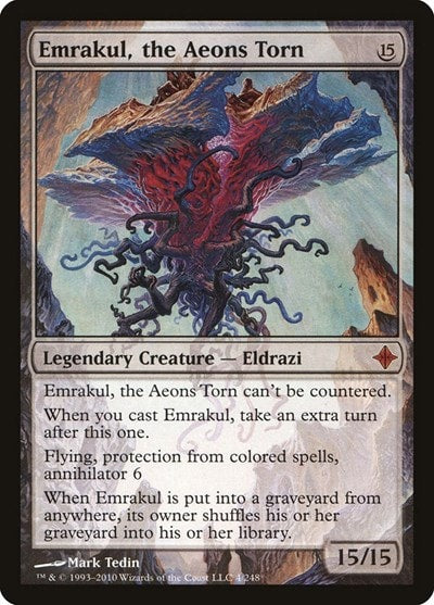 Emrakul the Aeons Torn (ROE) #4 Mythic Rare (Near Mint) Rise of the Eldrazi Magic: The Gathering: 2010