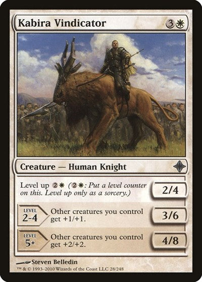 Kabira Vindicator (ROE) #28 Uncommon (Moderately Played) Rise of the Eldrazi Magic: The Gathering: 2010