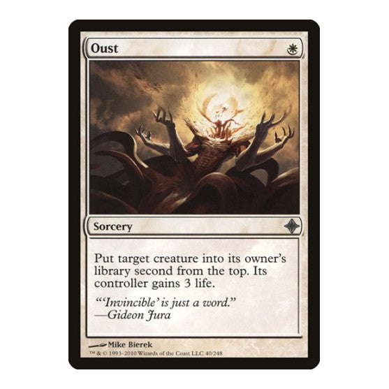 Oust (ROE) #40 Uncommon (Lightly Played) Rise of the Eldrazi Magic: The Gathering: 2010