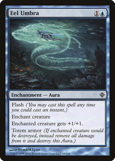 Eel Umbra (ROE) #65 Common (Foil Lightly Played) Rise of the Eldrazi Magic: The Gathering: 2010