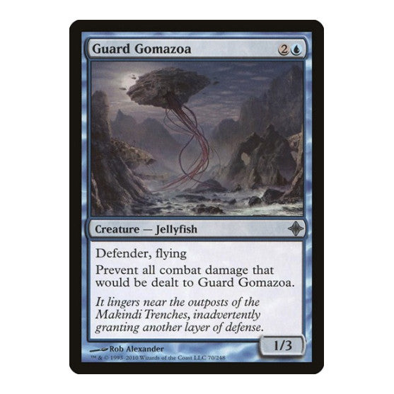 Guard Gomazoa (ROE) #70 Uncommon (Moderately Played) Rise of the Eldrazi Magic: The Gathering: 2010