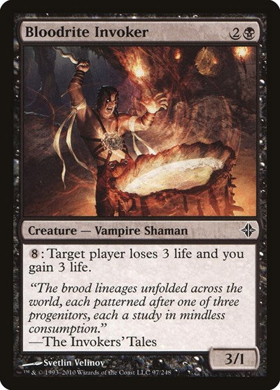 Bloodrite Invoker (ROE) #97 Common Rise of the Eldrazi Magic: The Gathering: 2010