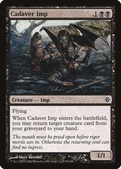 Cadaver Imp (ROE) #99 Common (Lightly Played) Rise of the Eldrazi Magic: The Gathering: 2010