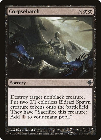 Corpsehatch (ROE) #103 Uncommon (Moderately Played) Rise of the Eldrazi Magic: The Gathering: 2010