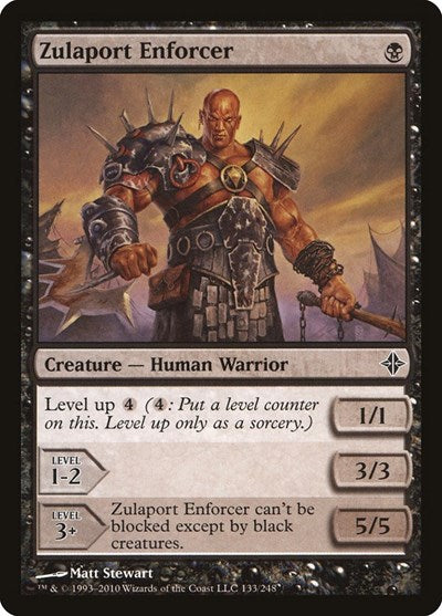 Zulaport Enforcer (ROE) #133 Common (Lightly Played) Rise of the Eldrazi Magic: 2010