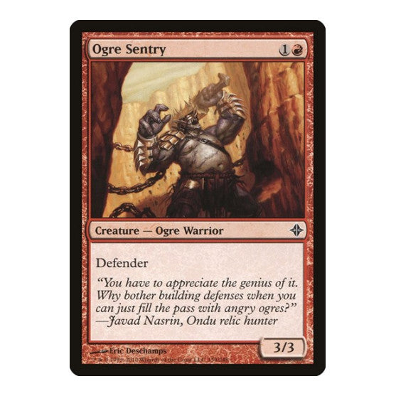 Ogre Sentry (ROE) #159 Common Rise of the Eldrazi Magic: The Gathering: 2010