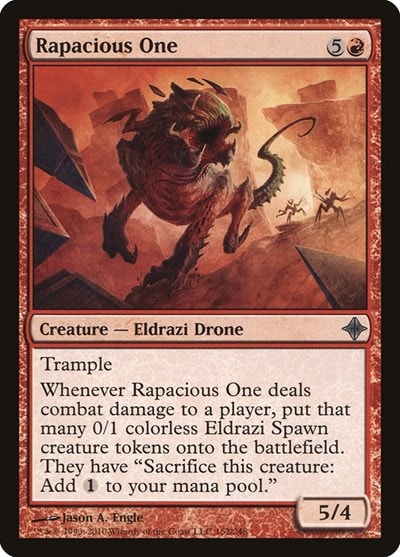 Rapacious One (ROE) #162 Uncommon (Lightly Played) Rise of the Eldrazi Magic: The Gathering: 2010