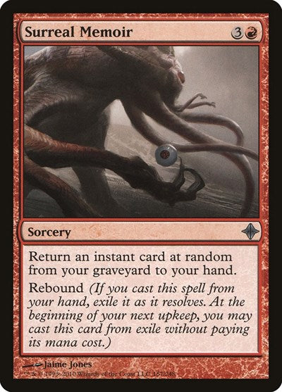 Surreal Memoir (ROE) #167 Uncommon (Moderately Played) Rise of the Eldrazi Magic: The Gathering: 2010