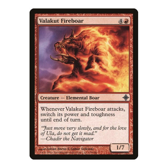 Valakut Fireboar (ROE) #170 Uncommon Rise of the Eldrazi Magic: The Gathering: 2010