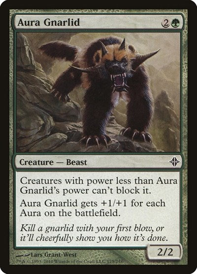 Aura Gnarlid (ROE) #175 Common (Moderately Played) Rise of the Eldrazi Magic: The Gathering: 2010